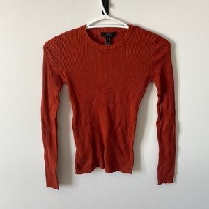 Orange brulé long sleeve